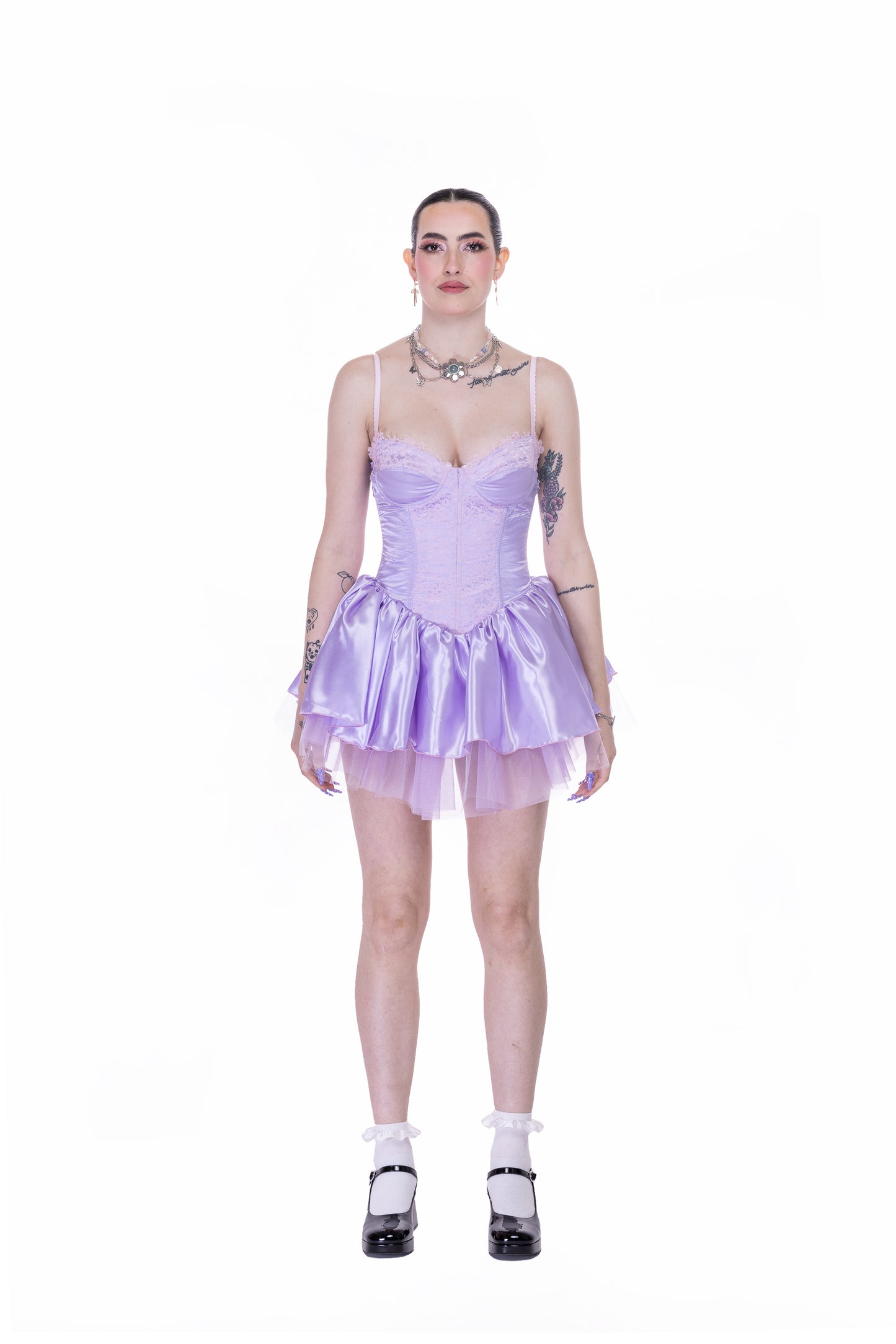 Lavender Fields Corset Mini Dress