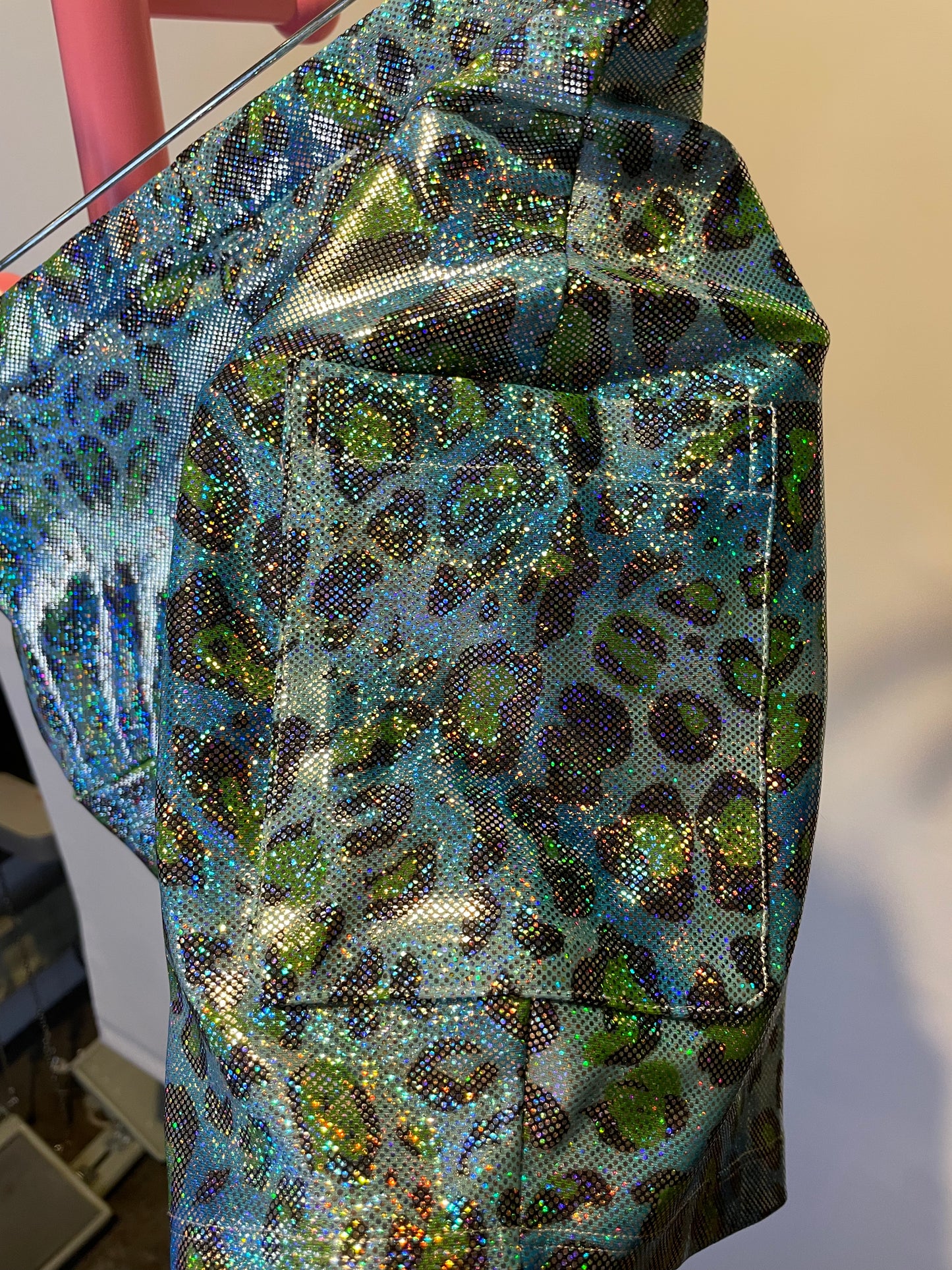 Leopard Pocket Biker Shorts