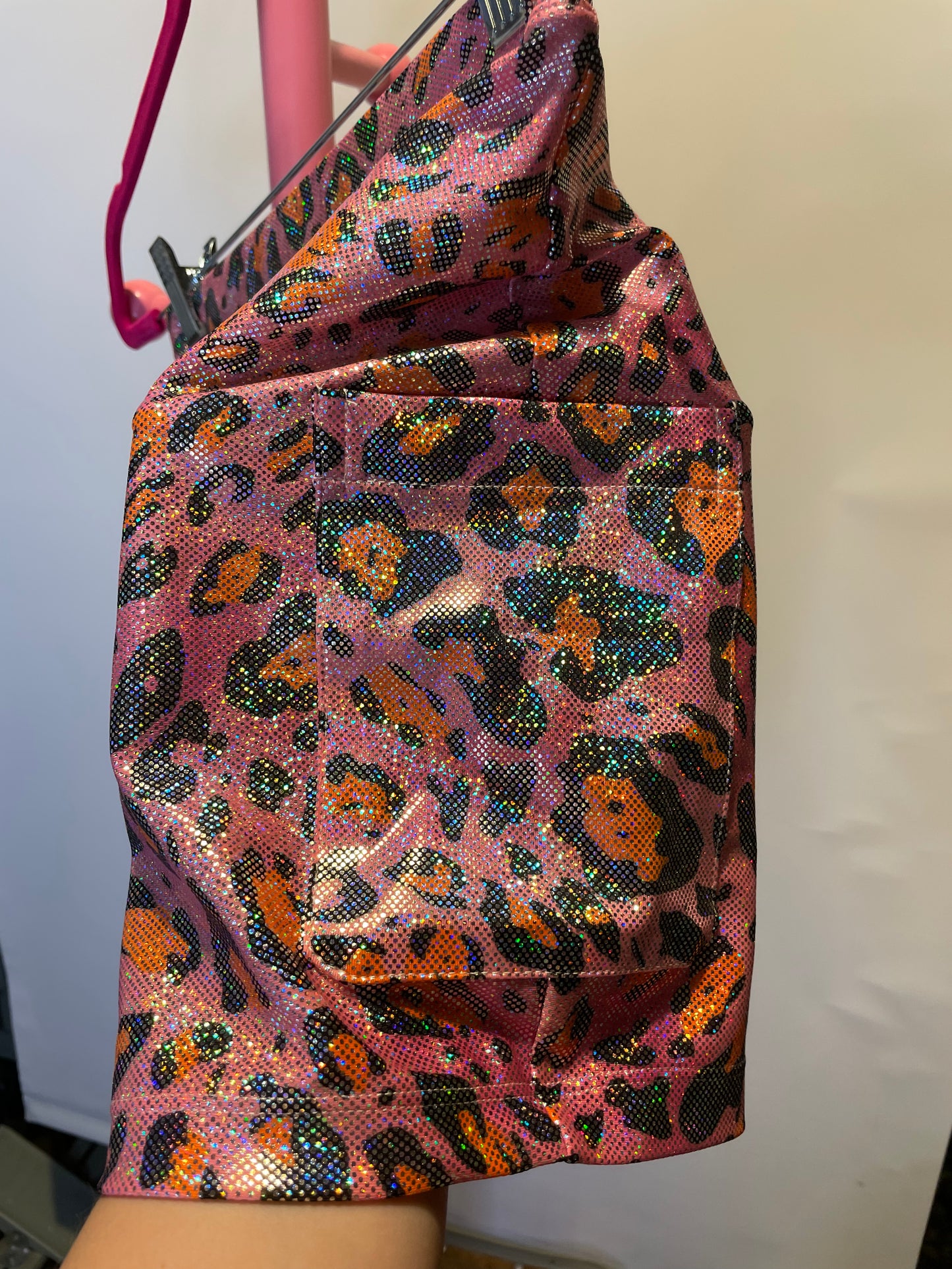 Leopard Pocket Biker Shorts